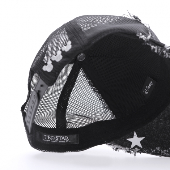 Disney CAP - BLACK DENIM STAR - MESH