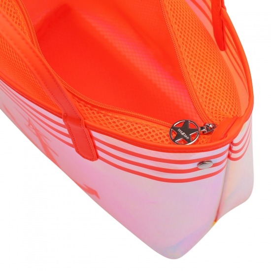 定価以下新品 MEDI AURORA CLEAR BAG AURORA CLEAR TOTE - L - NEON ORANGE