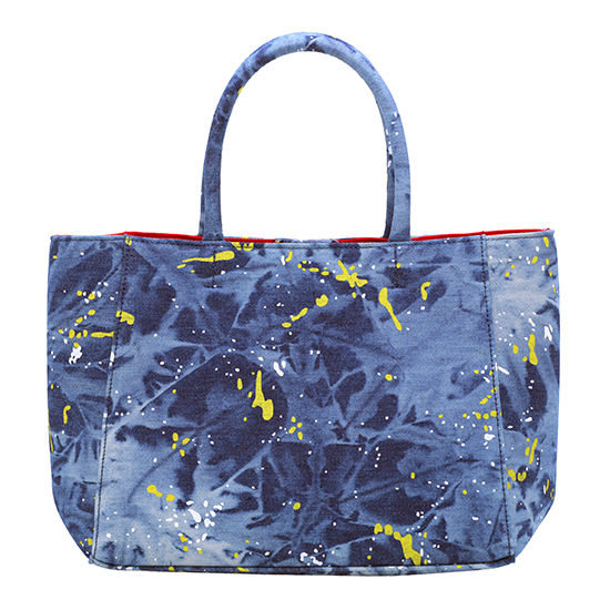 SMILY WAPPEN TOTE-S - PAINT DENIM