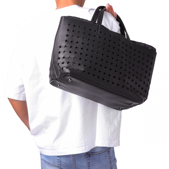 PUNCHING TOTE-L BLACK BLACK