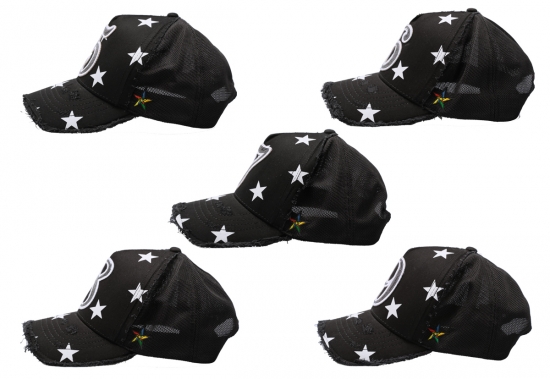 NUMBERING CAP BLACK STAR 5-6-7-8-9