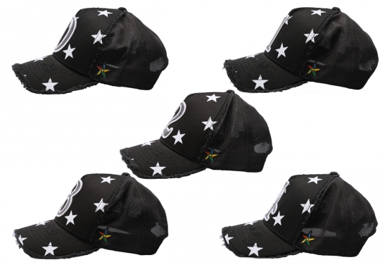 NUMBERING CAP BLACK STAR 0-1-2-3-4