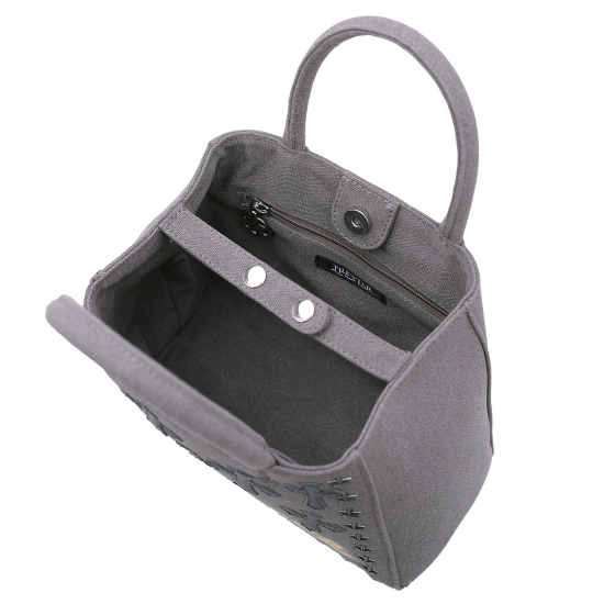 LA☆CROCE MILITARY TOTE - S GRAY