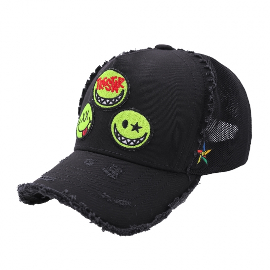 SMILEY CAP BLACK