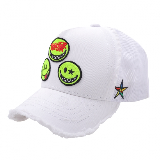 SMILEY CAP WHITE
