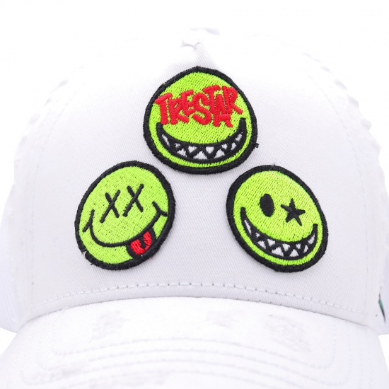 SMILEY CAP WHITE