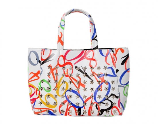 CRAZY NUMBER - TOTE Ssize - WHITE