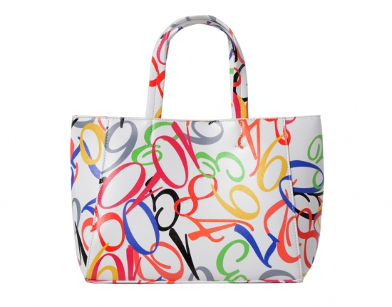 CRAZY NUMBER - TOTE Ssize - WHITE