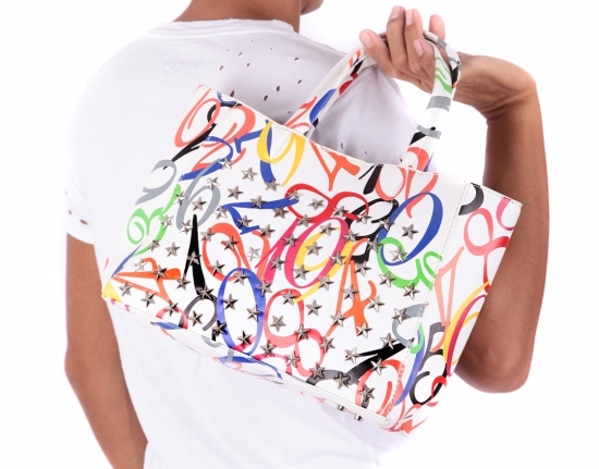 CRAZY NUMBER - TOTE Ssize - WHITE