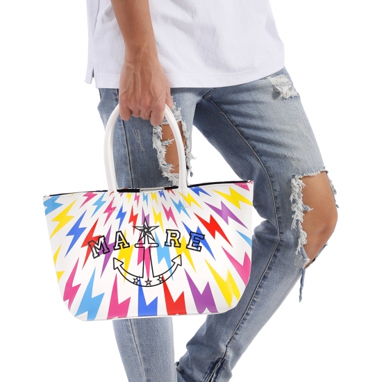 LIGHTNING TOTE - S WHITE