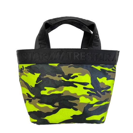 BOAT STRAP TOTE NEON YELLOW CAMO