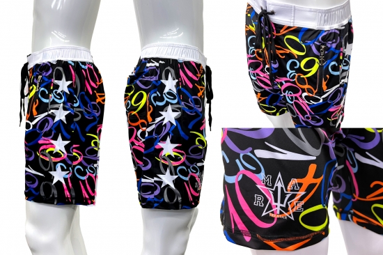 RUSH GUARD CRAZY NUMBER BLACK