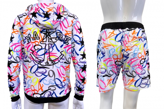 RUSH GUARD CRAZY NUMBER WHITE