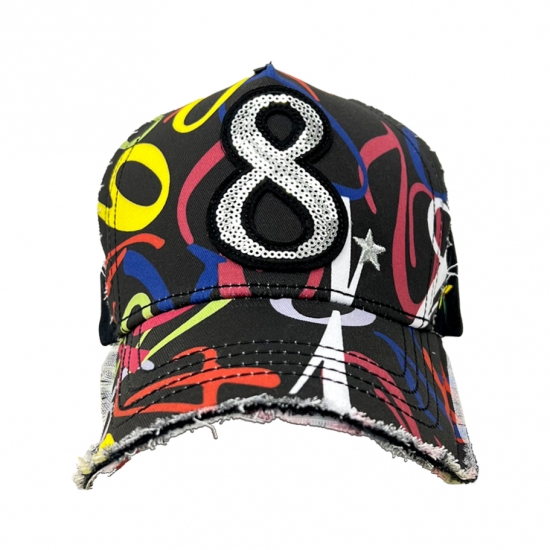 超安い CRAZY NUMBER CAP BLACK 8 その他