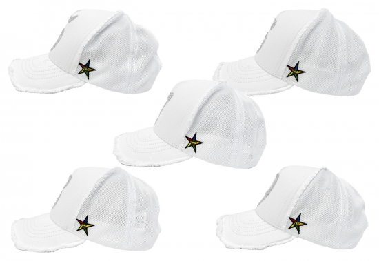 NUMBERING CAP RHINESTONE WHITE 5-6-7-8-9