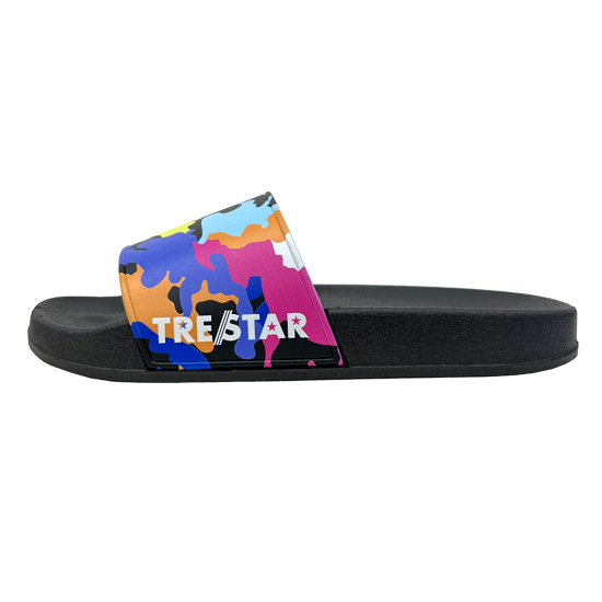 SHOWER SANDAL - CRAZY CAMO - BLACK