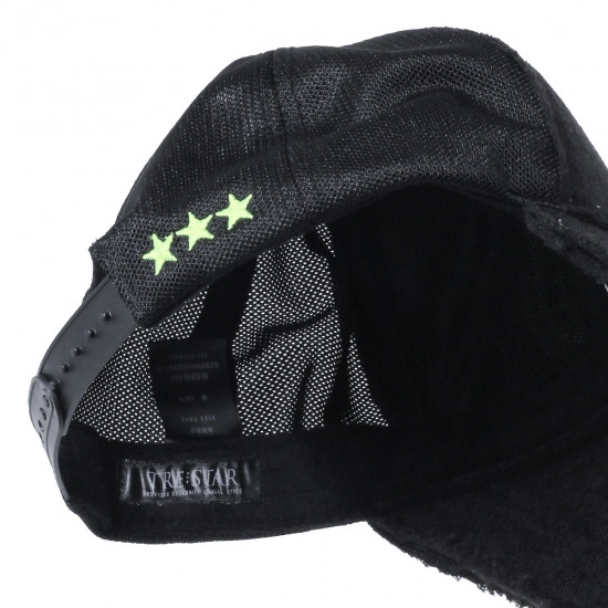 PILE CAP - MOON STAR - BLACK