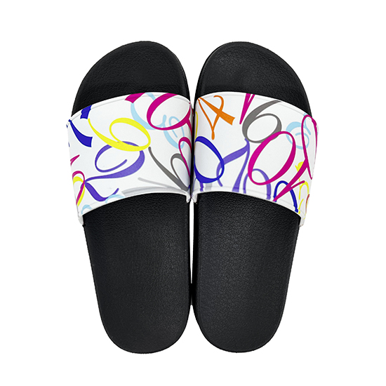 SHOWER SANDAL - CRAZY NUMBER - WHITE